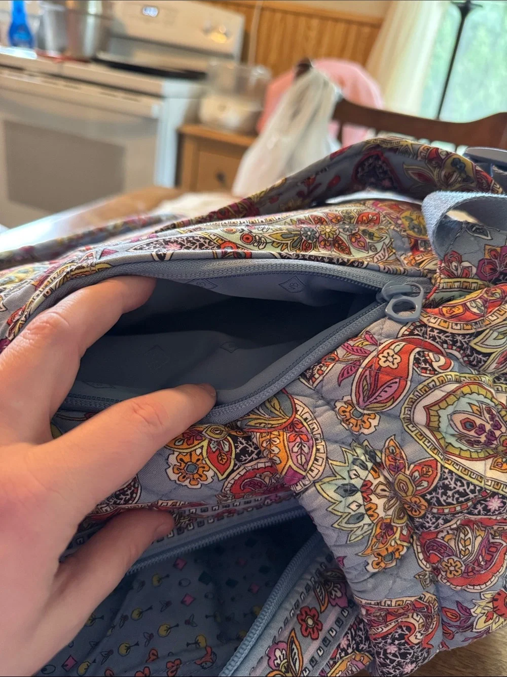 Vera Bradley backpack and lunch bag set